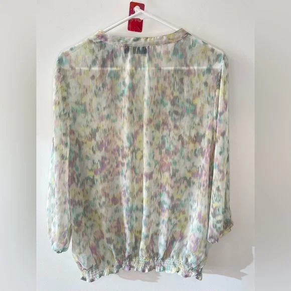 A.n.a 3/4 Sleeve Pastel colored Blouse- size xl(p) - Picture 5 of 11